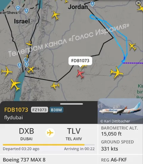 Plane Turns Back to Israel