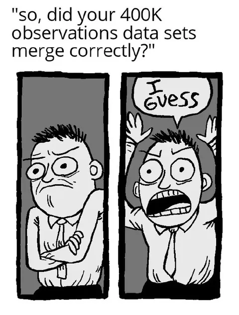 400K Data Sets Merged Correctly