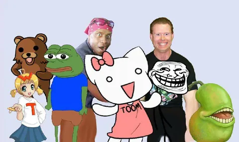 Chaotic Internet Meme Collage