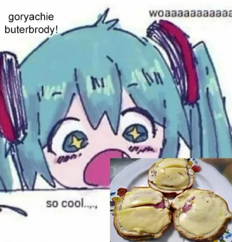 Hatsune Miku Loves Hot Sandwiches