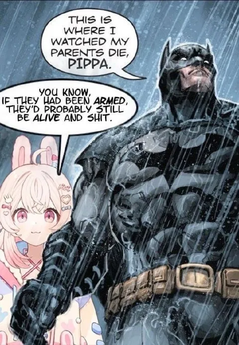 Batman Gives Pippa Life Advice