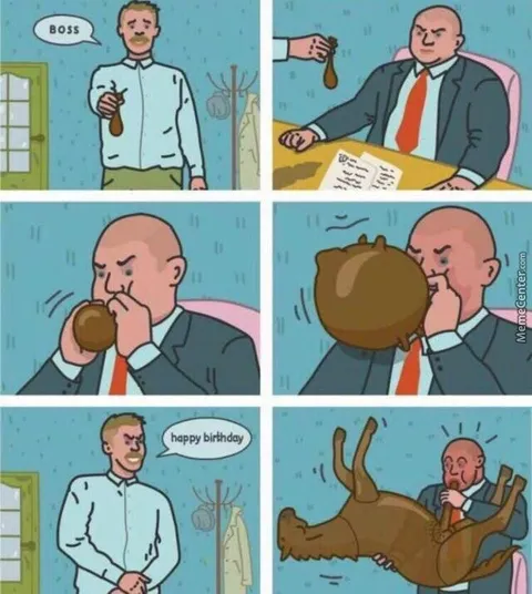Boss Gets a Birthday Surprise