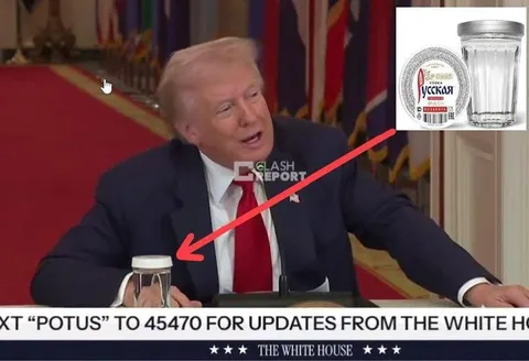 Trump Points to Russian Vodka