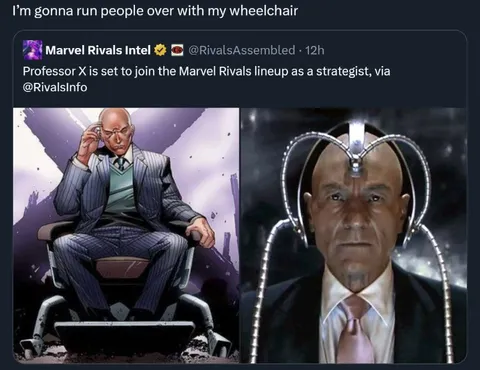 Professor X Wheelchair Rampage