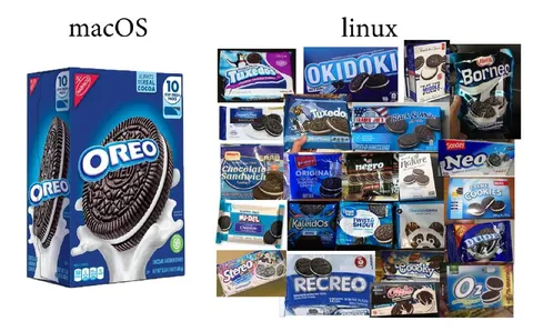 macOS Oreo vs Linux Cookies