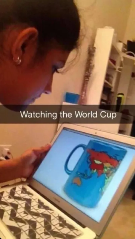 Watching the World Cup Literally