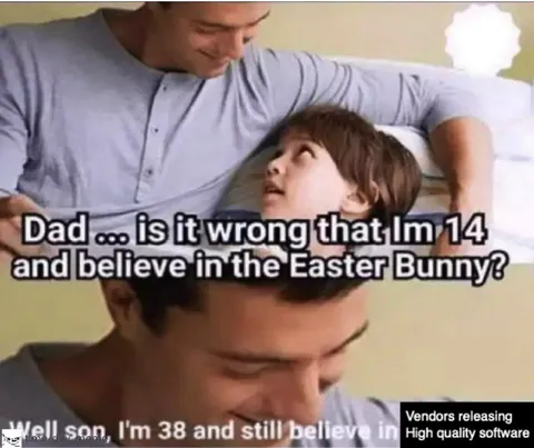 Still Believing in the Easter Bunny