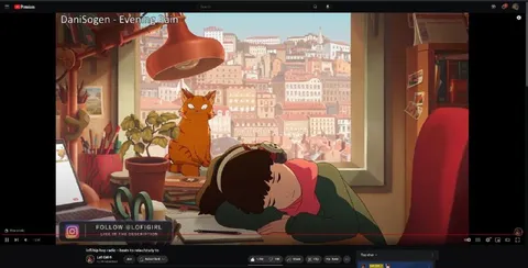 Lofi Girl Sleeping in the Rain