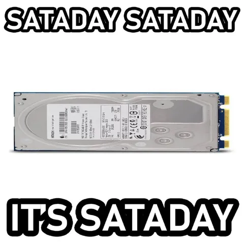 SATA Day Hard Drive Joke