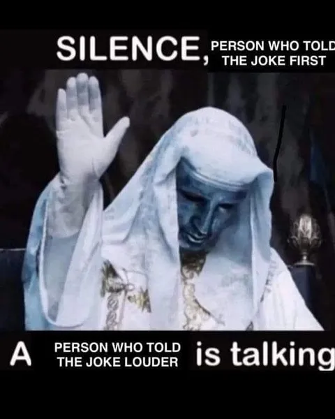 Person Who Told the Joke Louder