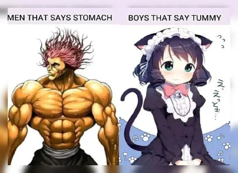 Stomach Versus Tummy