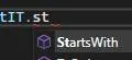 StartsWith Code Screenshot