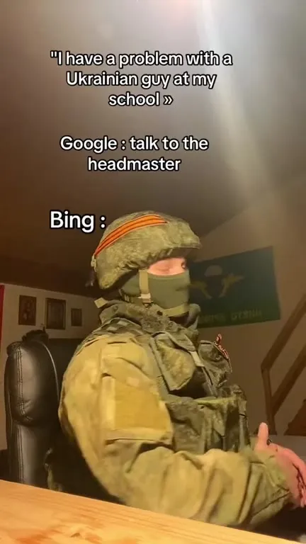Bing sends in the soldier