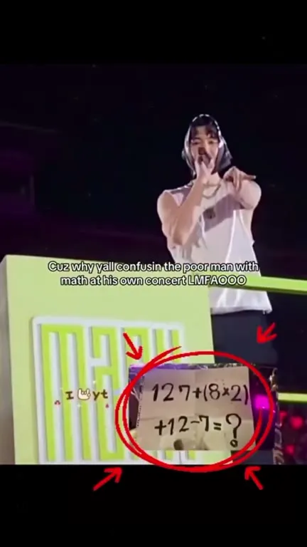 Concert Math Confuses the Singer