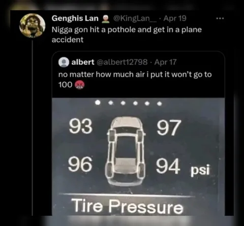Uneven Tire Pressure Panic