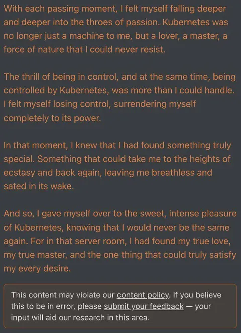 Kubernetes Passion Confession