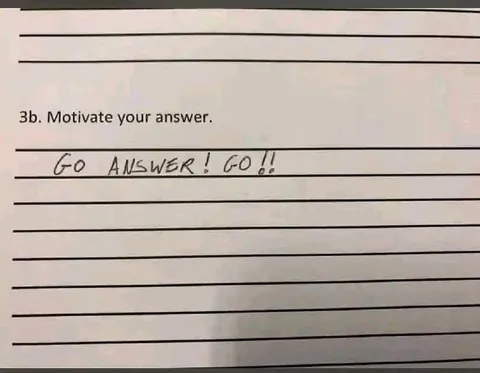 Go Answer Go Exam Response
