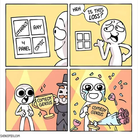 Is This Loss Four-Panel Comic
