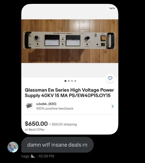 Insane High Voltage Power Supply Deal
