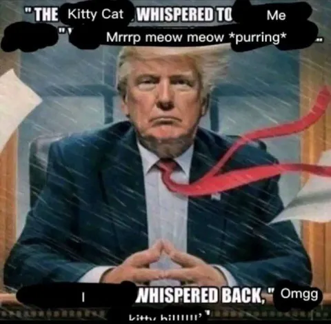 Trump Hears a Kitty Whisper
