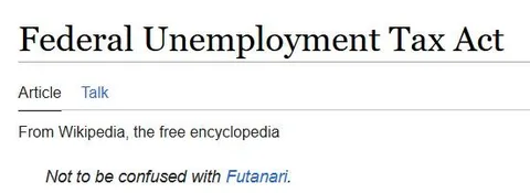 Federal Unemployment Tax Act Pun