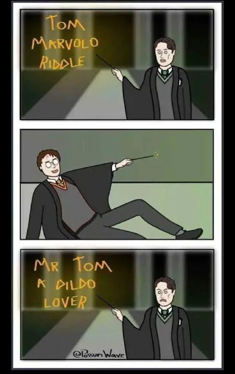 Tom Marvolo Riddle Anagram Joke