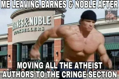 Leaving Barnes & Noble Cringe Section