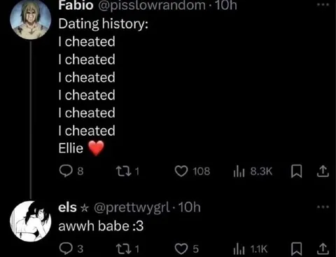 Dating History: I Cheated