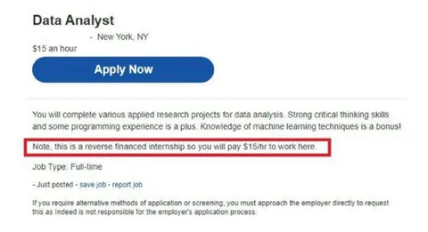 Reverse Financed Internship