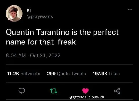 Quentin Tarantino Is the Perfect Name
