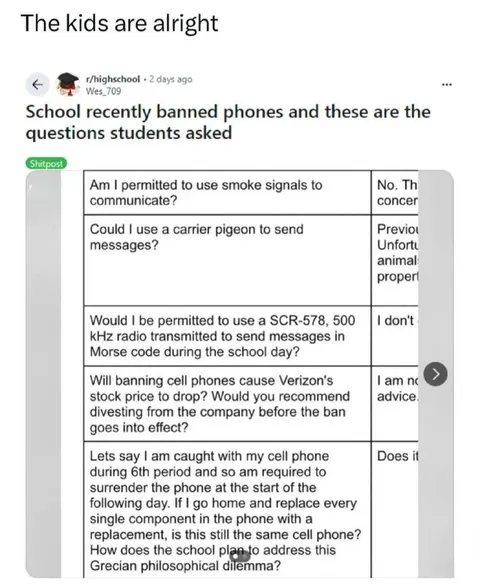 Students Outsmart the Phone Ban