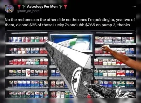 Pointing at the Wrong Cigarettes