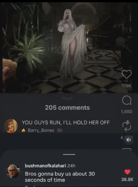 You Guys Run, I'll Hold Her Off