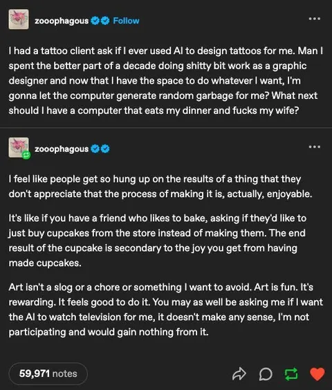 Art Isn't a Slog
