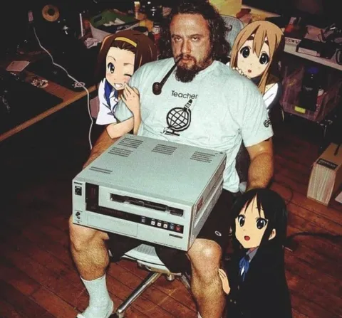 Teacher Surrounded by Anime Girls
