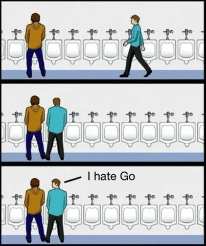 I Hate Go Urinal Joke
