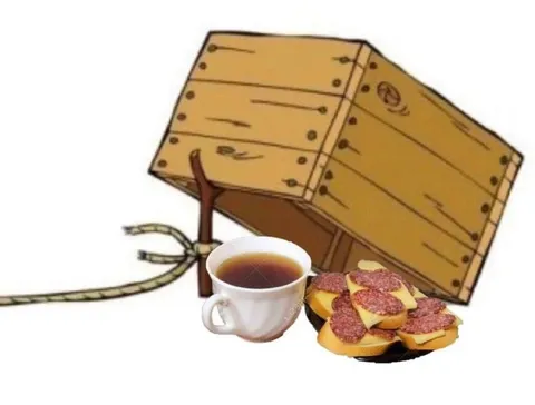 Чай и бутерброды в осаде