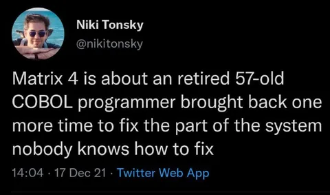 Retired COBOL Programmer Returns