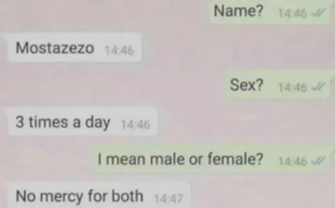Mostazezo Dating Chat Misunderstanding