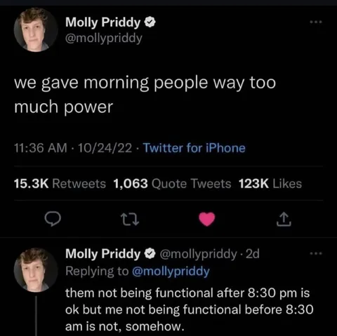 Morning People Have Too Much Power