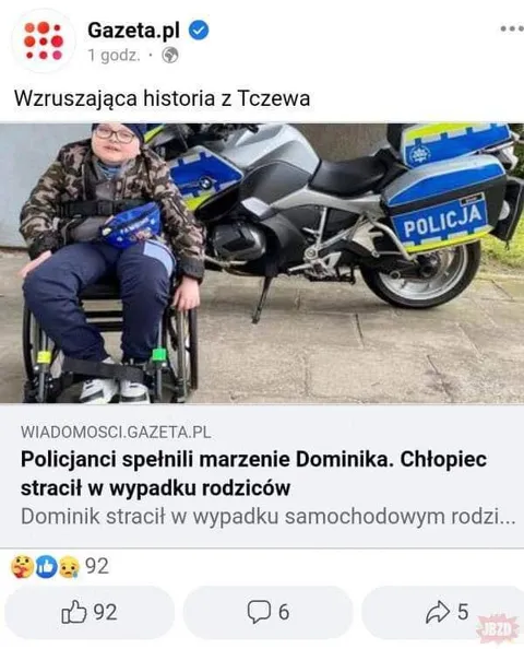 Policjanci spełnili marzenie Dominika