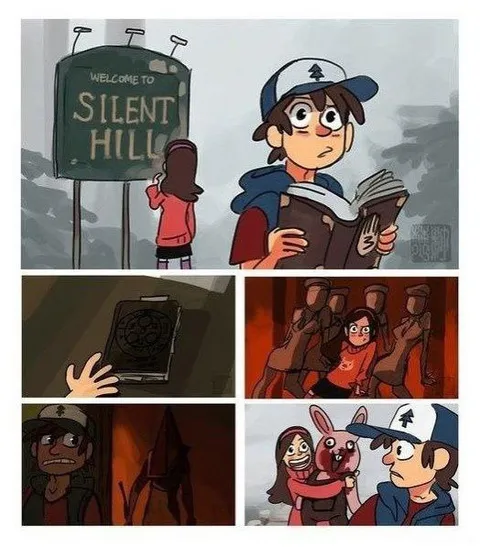 Dipper Visits Silent Hill
