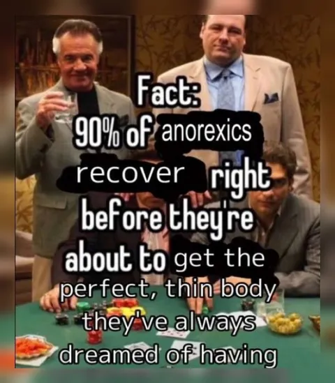 Anorexics Recover Too Soon