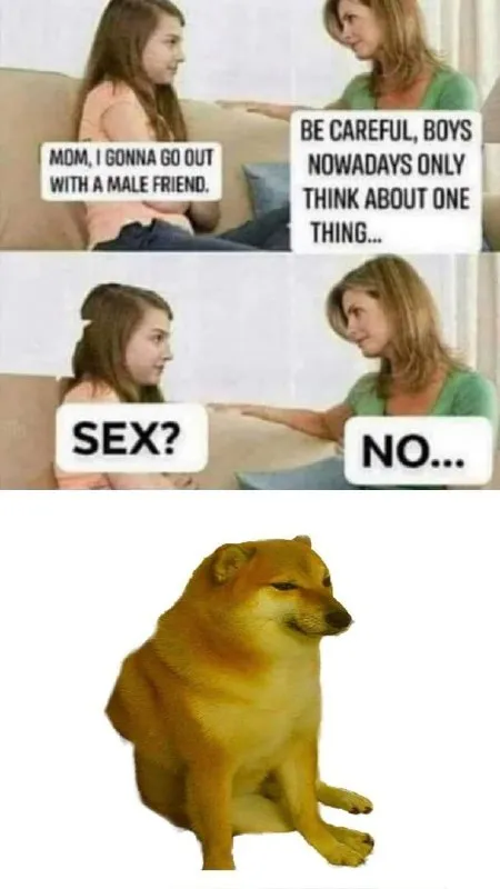 Be Careful Boys Meme