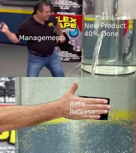 Management New Product Beta Release
