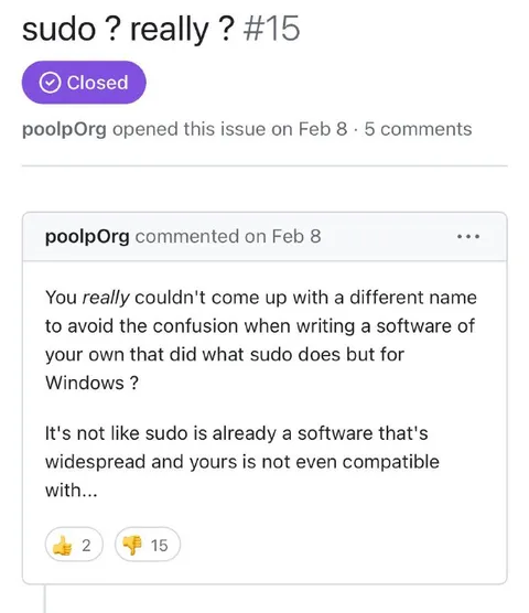 Sudo Name Confusion