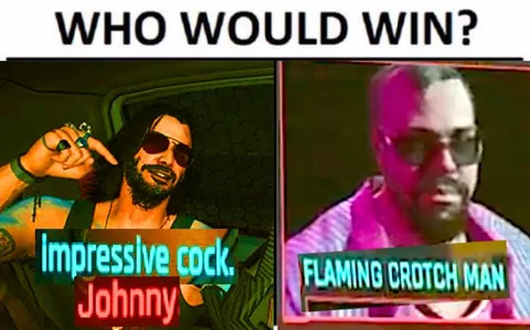 Impressive Cock Johnny vs Flaming Crotch Man