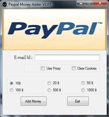 PayPal Money Adder