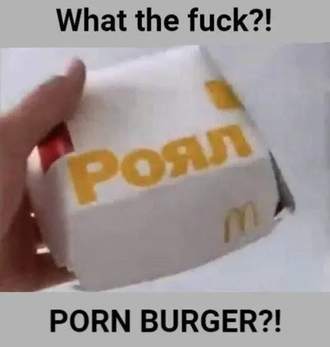 Porn Burger Packaging Fail