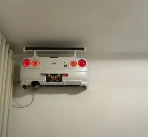 Nissan Skyline on the Wall